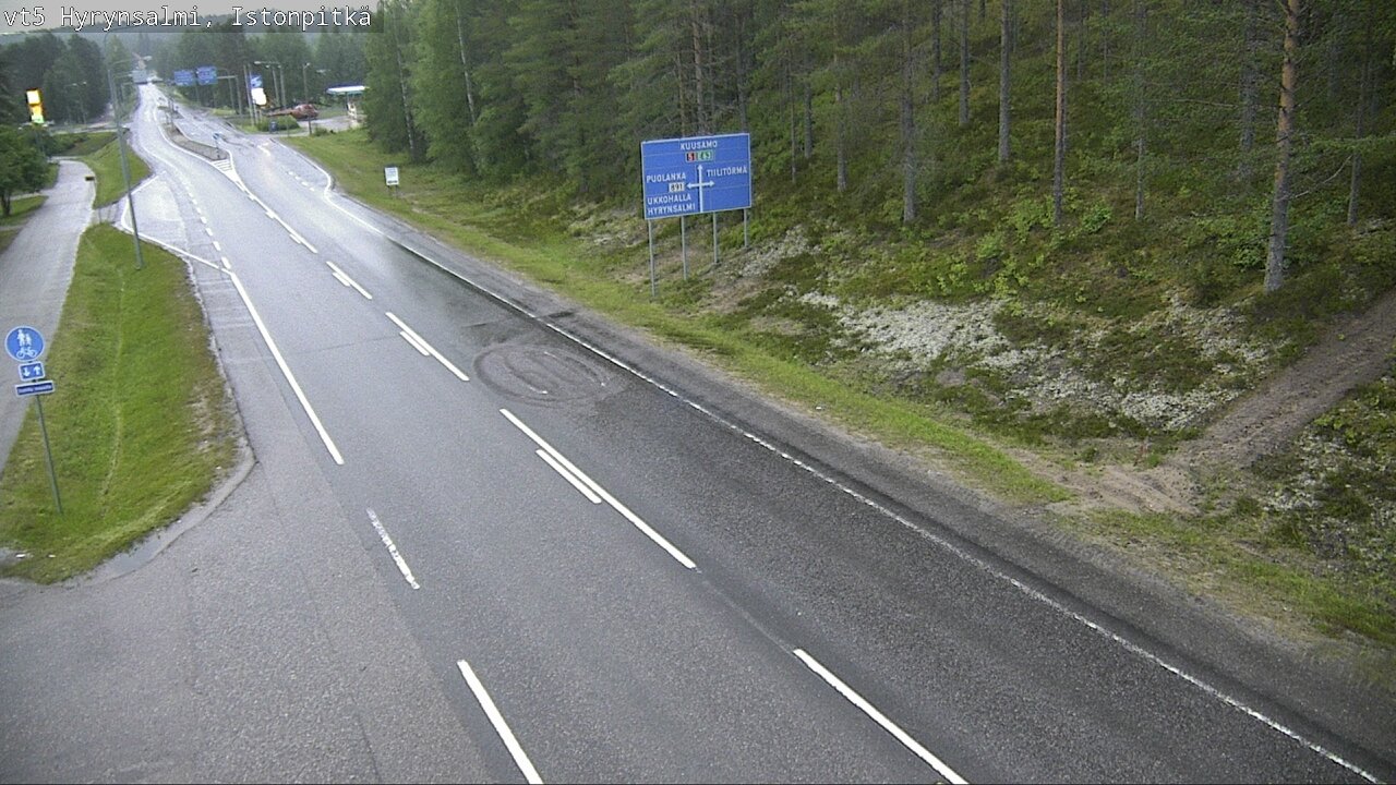 Kelikamerat Kuva Tie 5 Hyrynsalmi, Istonpitkä, Hyrynsalmi, Kainuu
