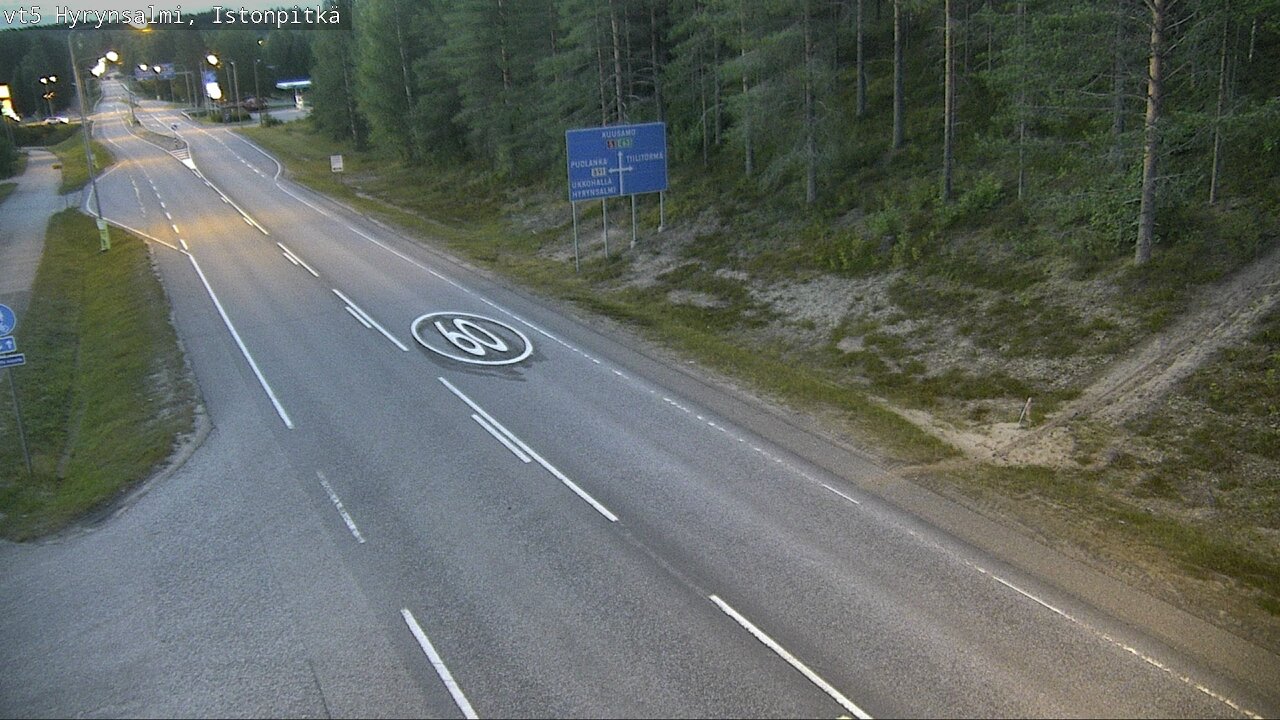 Kelikamerat Kuva Tie 5 Hyrynsalmi, Istonpitkä, Hyrynsalmi, Kainuu