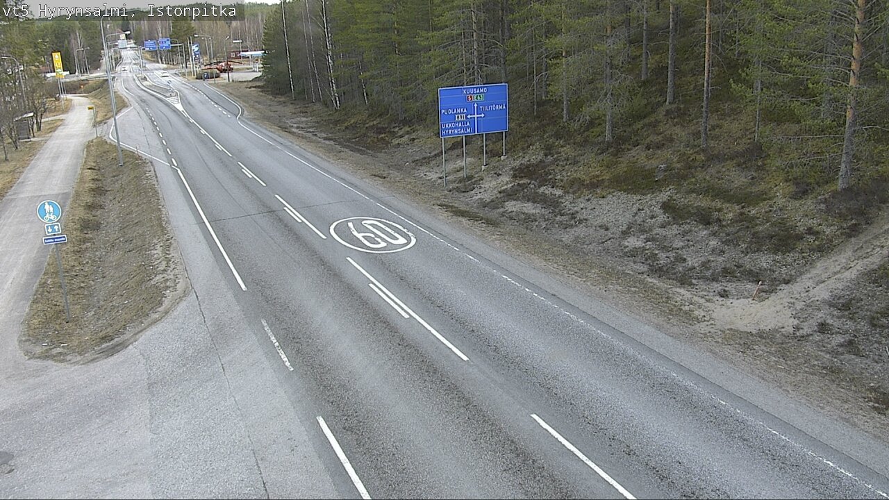 Kelikamerat Kuva Tie 5 Hyrynsalmi, Istonpitkä, Hyrynsalmi, Kainuu