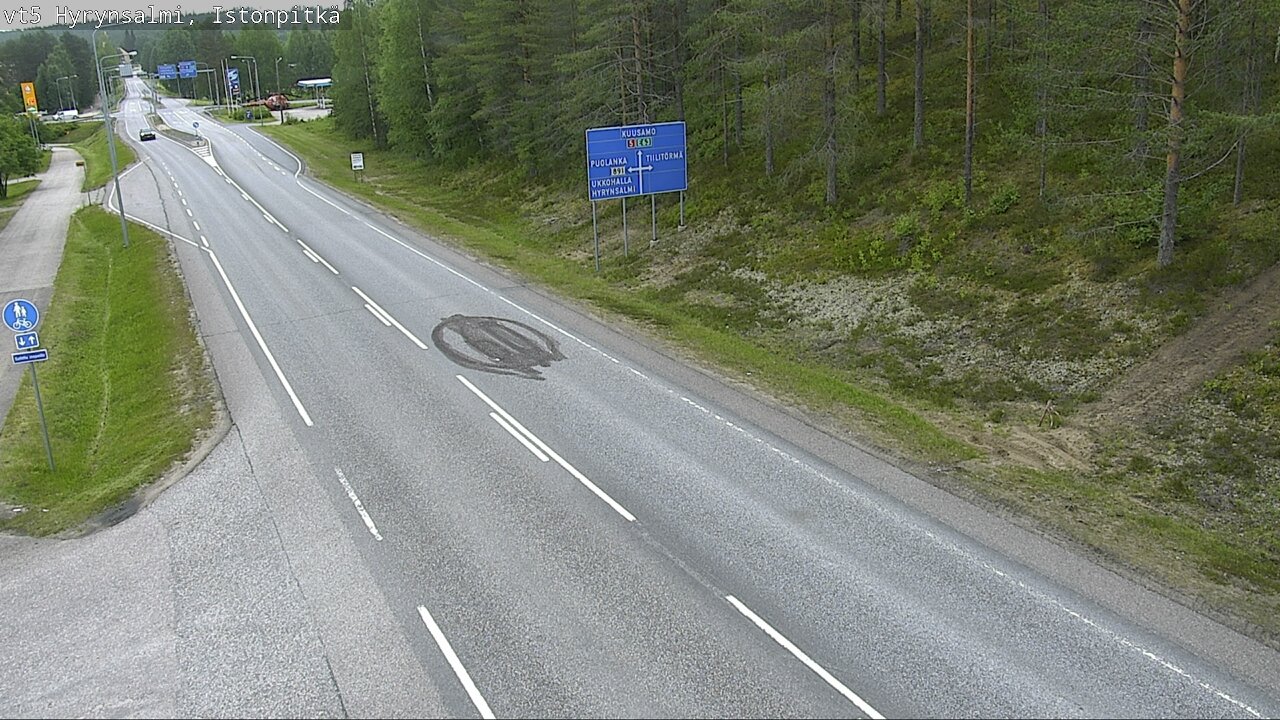 Kelikamerat Kuva Tie 5 Hyrynsalmi, Istonpitkä, Hyrynsalmi, Kainuu