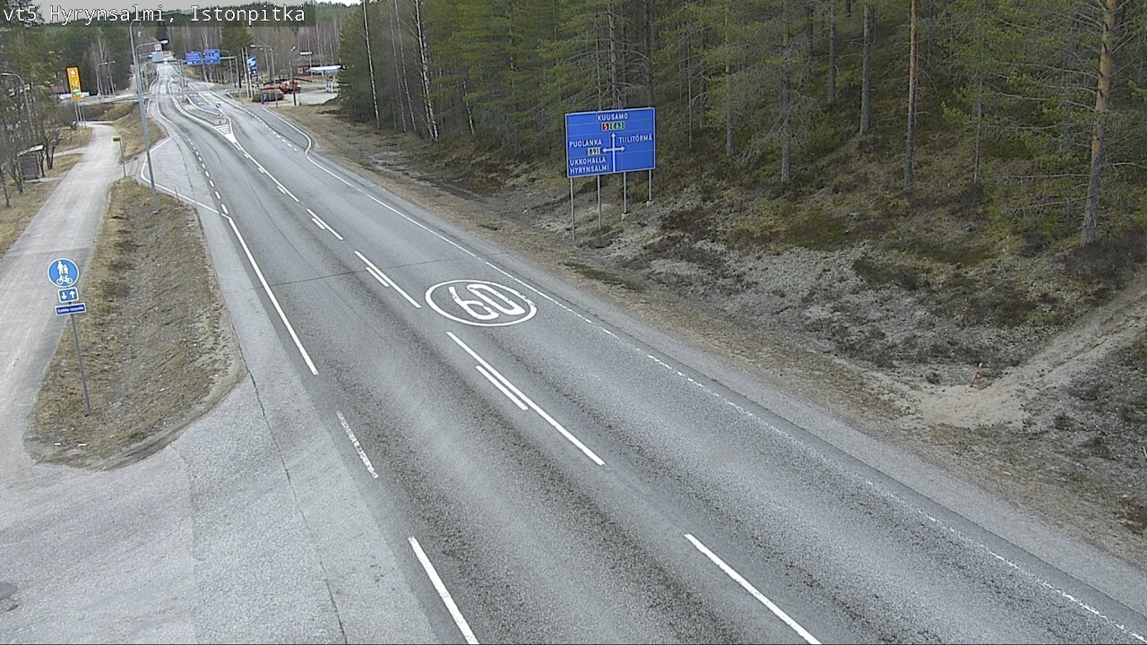 Kelikamerat Kuva Tie 5 Hyrynsalmi, Istonpitkä, Hyrynsalmi, Kainuu