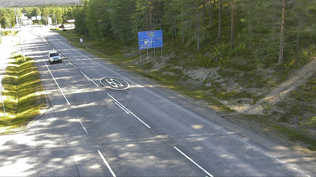 Kelikamerat Kuva Tie 5 Hyrynsalmi, Istonpitkä, Hyrynsalmi, Kainuu