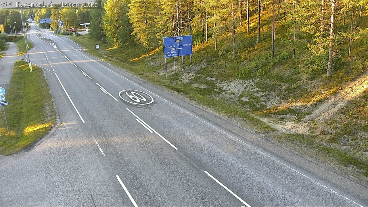 Kelikamerat Kuva Tie 5 Hyrynsalmi, Istonpitkä, Hyrynsalmi, Kainuu