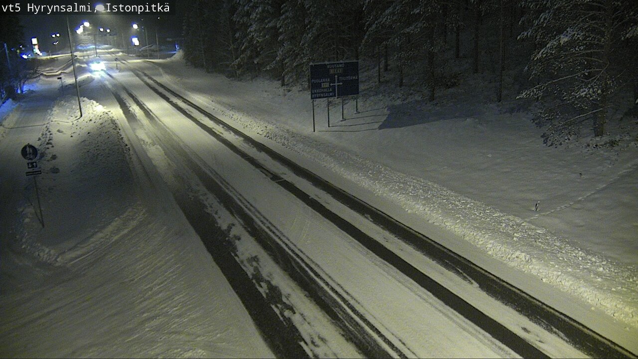 Weather Camera Image Road 5 Hyrynsalmi, Istonpitkä, Hyrynsalmi, Kainuu