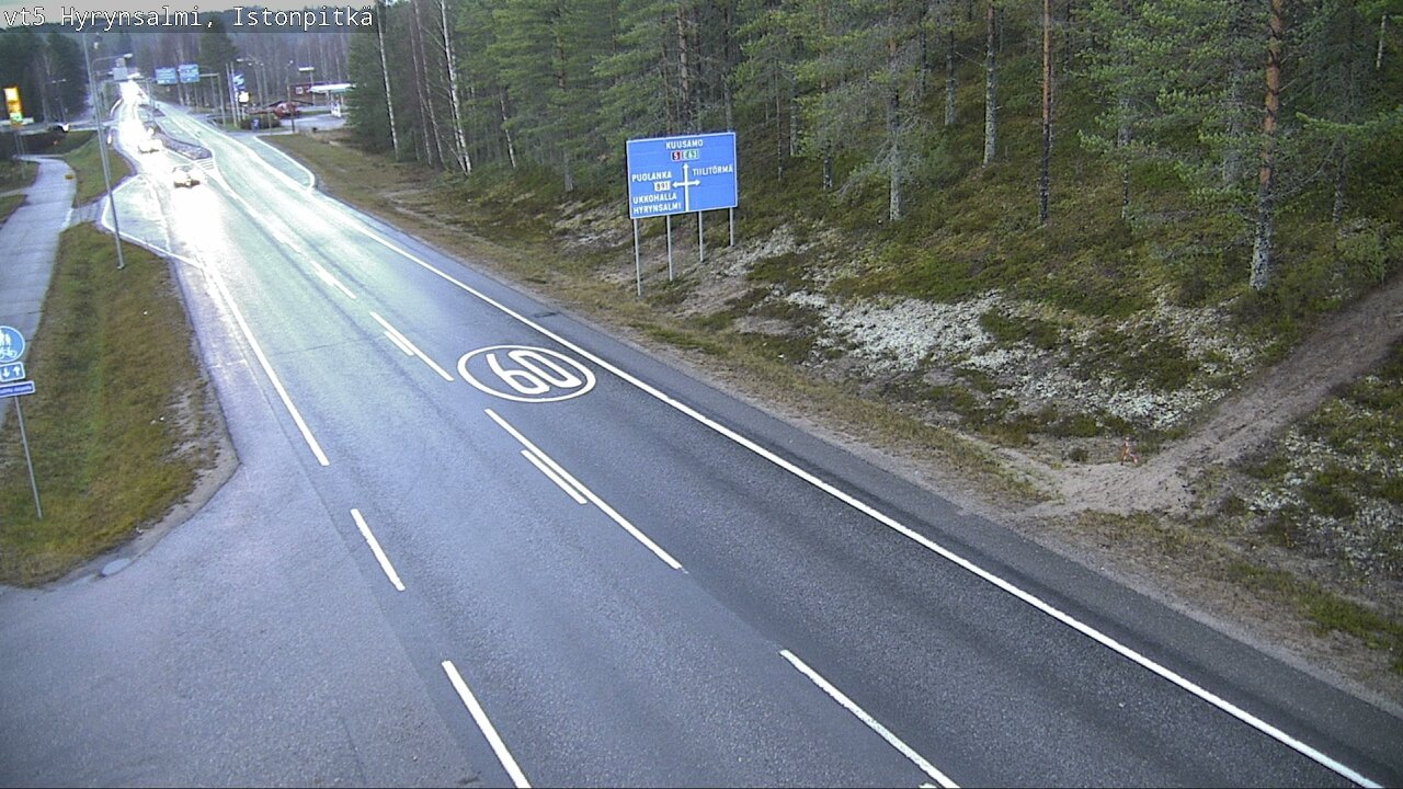 Kelikamerat Kuva Tie 5 Hyrynsalmi, Istonpitkä, Hyrynsalmi, Kainuu