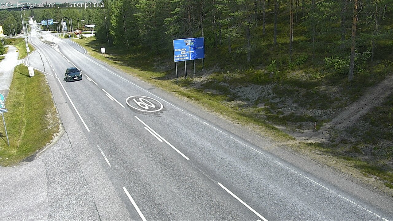 Kelikamerat Kuva Tie 5 Hyrynsalmi, Istonpitkä, Hyrynsalmi, Kainuu
