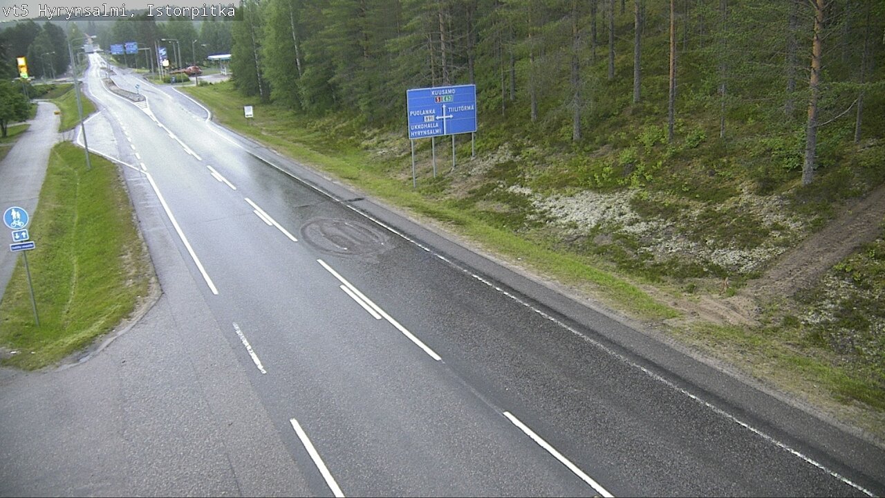 Kelikamerat Kuva Tie 5 Hyrynsalmi, Istonpitkä, Hyrynsalmi, Kainuu