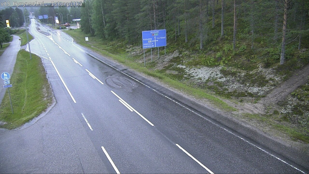 Kelikamerat Kuva Tie 5 Hyrynsalmi, Istonpitkä, Hyrynsalmi, Kainuu