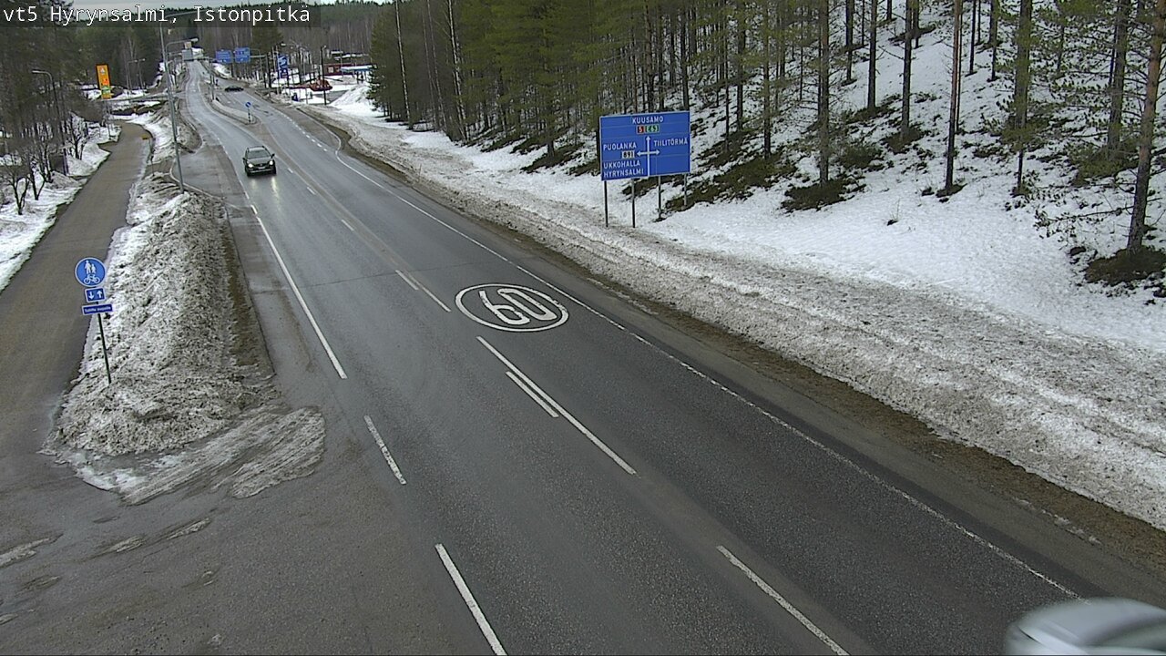 Kelikamerat Kuva Tie 5 Hyrynsalmi, Istonpitkä, Hyrynsalmi, Kainuu