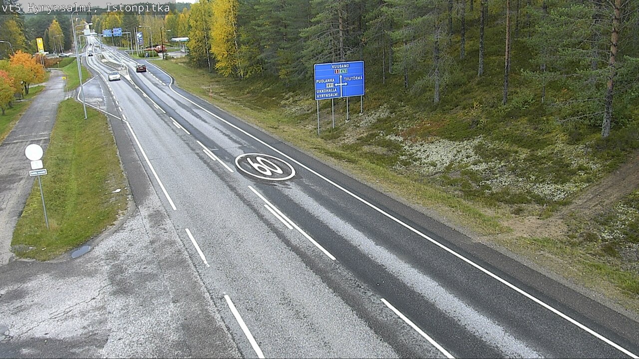 Kelikamerat Kuva Tie 5 Hyrynsalmi, Istonpitkä, Hyrynsalmi, Kainuu