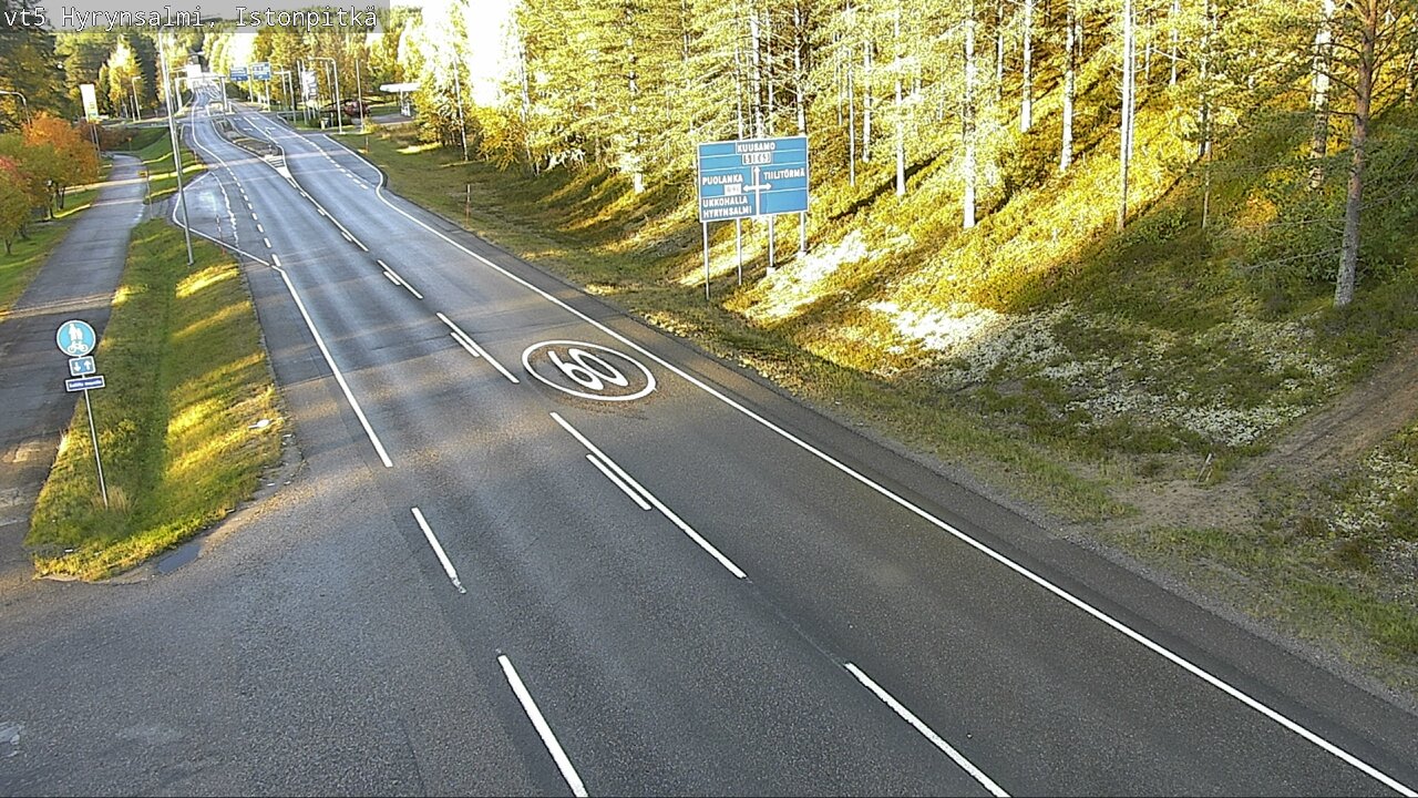 Kelikamerat Kuva Tie 5 Hyrynsalmi, Istonpitkä, Hyrynsalmi, Kainuu