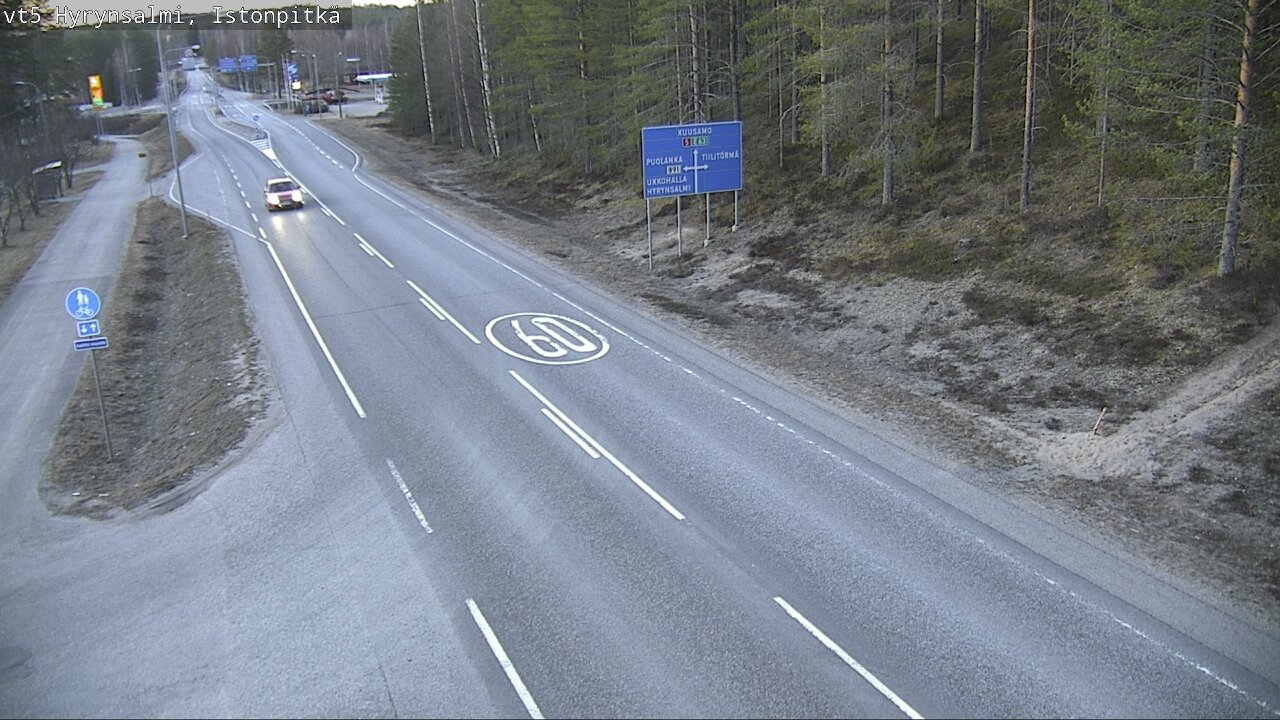 Kelikamerat Kuva Tie 5 Hyrynsalmi, Istonpitkä, Hyrynsalmi, Kainuu