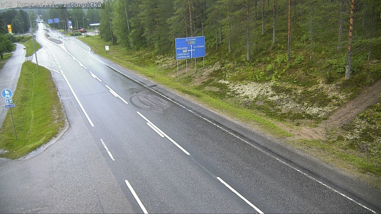 Kelikamerat Kuva Tie 5 Hyrynsalmi, Istonpitkä, Hyrynsalmi, Kainuu