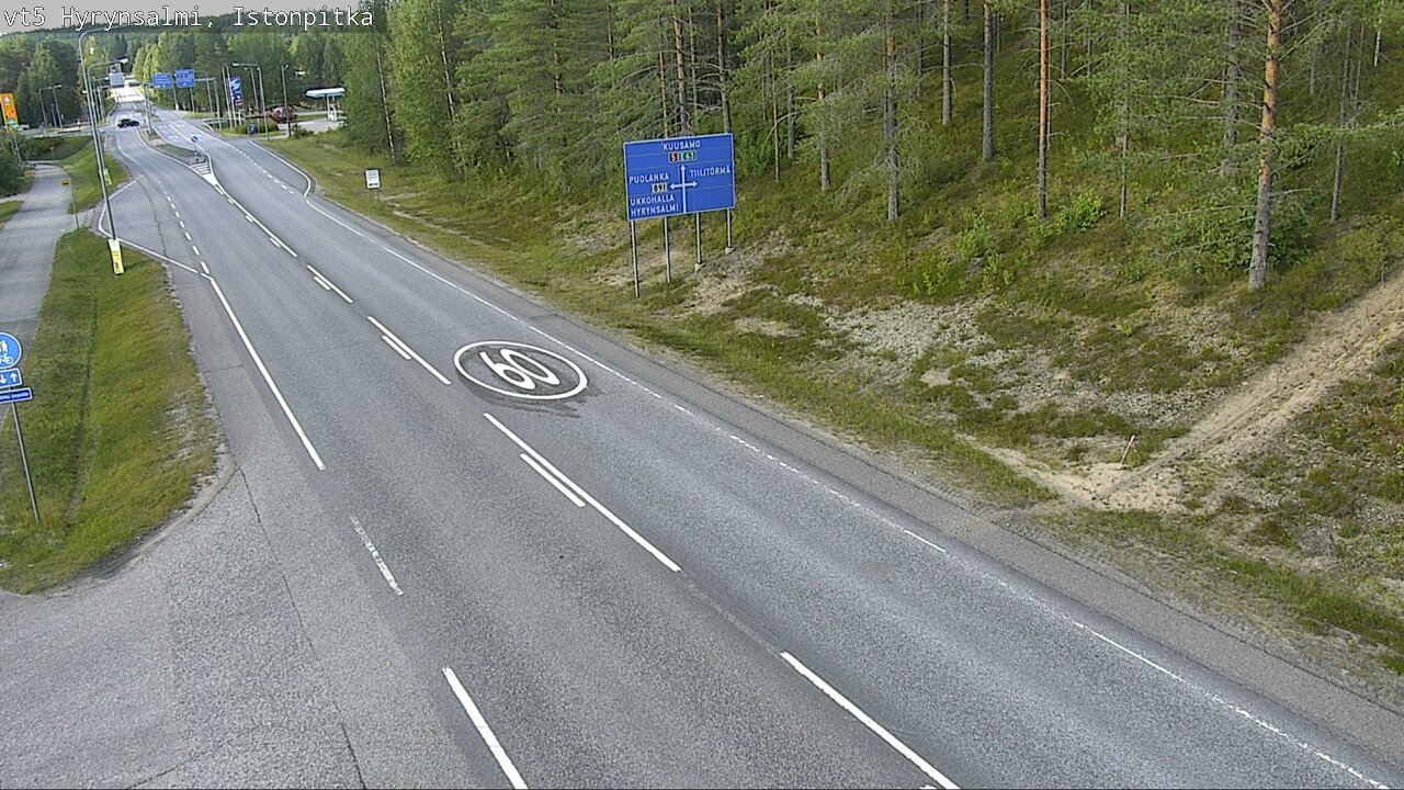 Kelikamerat Kuva Tie 5 Hyrynsalmi, Istonpitkä, Hyrynsalmi, Kainuu