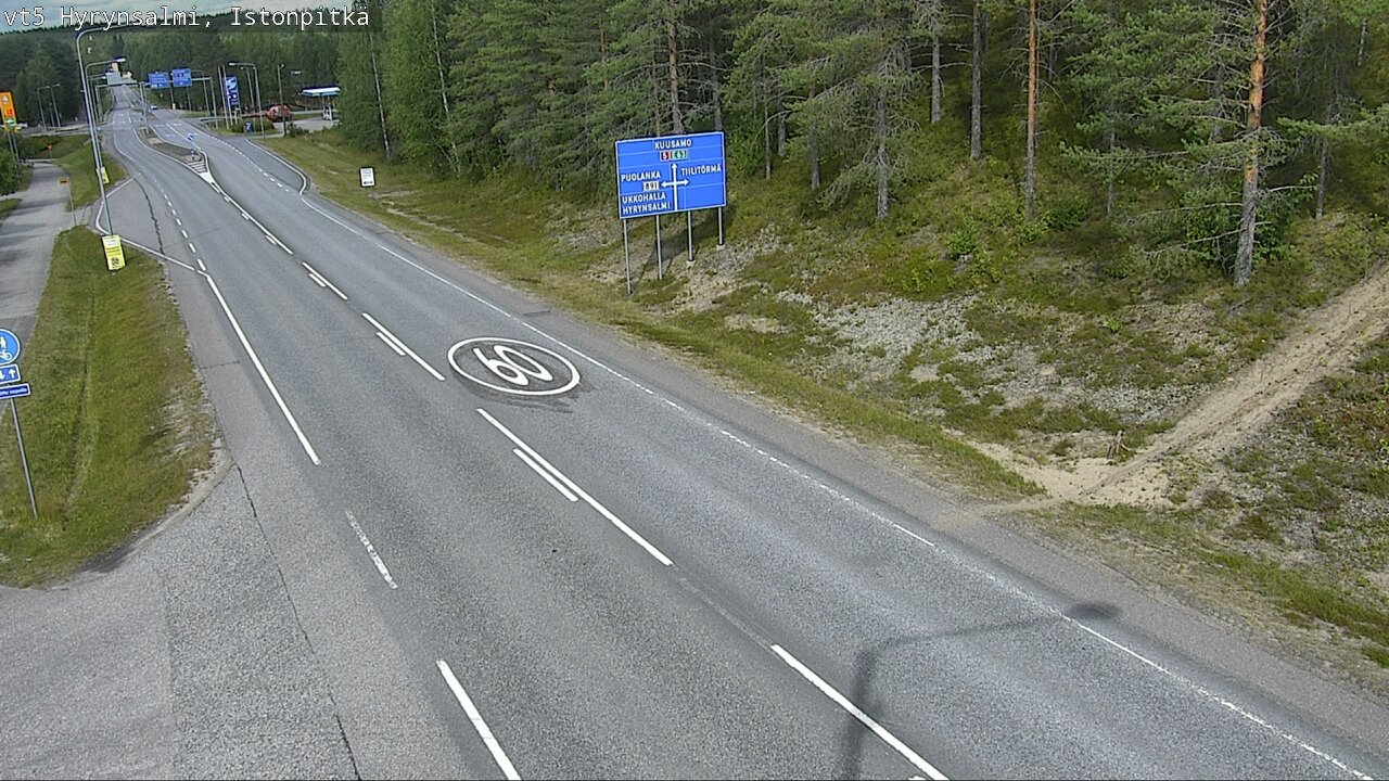 Kelikamerat Kuva Tie 5 Hyrynsalmi, Istonpitkä, Hyrynsalmi, Kainuu