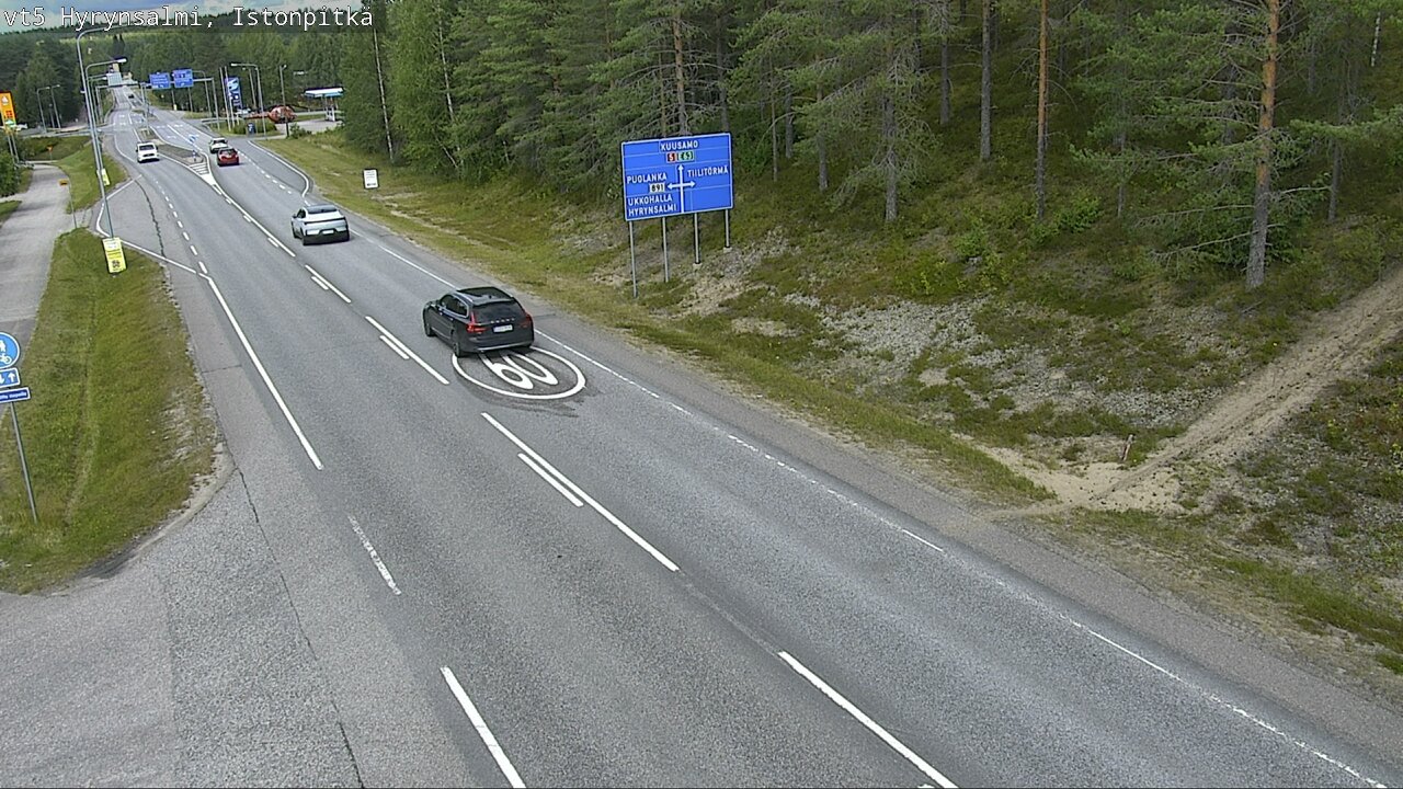 Kelikamerat Kuva Tie 5 Hyrynsalmi, Istonpitkä, Hyrynsalmi, Kainuu