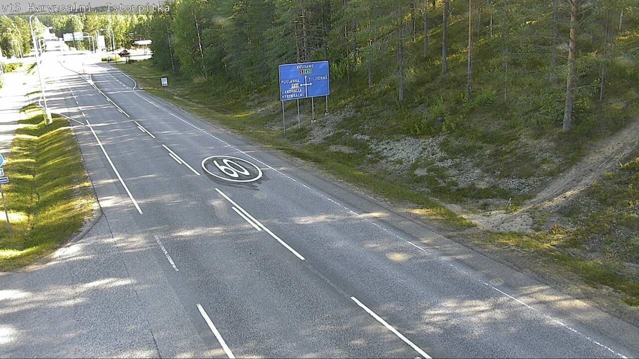 Kelikamerat Kuva Tie 5 Hyrynsalmi, Istonpitkä, Hyrynsalmi, Kainuu
