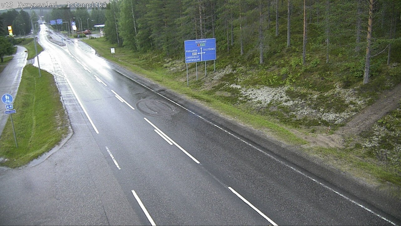 Kelikamerat Kuva Tie 5 Hyrynsalmi, Istonpitkä, Hyrynsalmi, Kainuu