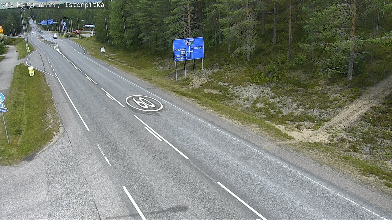 Kelikamerat Kuva Tie 5 Hyrynsalmi, Istonpitkä, Hyrynsalmi, Kainuu