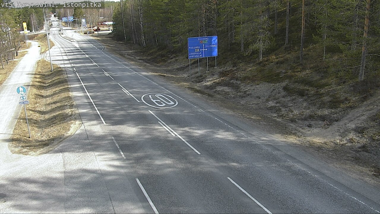 Kelikamerat Kuva Tie 5 Hyrynsalmi, Istonpitkä, Hyrynsalmi, Kainuu