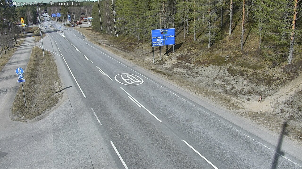 Kelikamerat Kuva Tie 5 Hyrynsalmi, Istonpitkä, Hyrynsalmi, Kainuu
