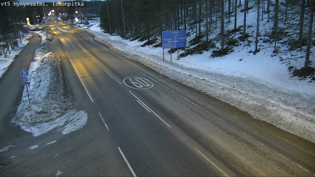 Kelikamerat Kuva Tie 5 Hyrynsalmi, Istonpitkä, Hyrynsalmi, Kainuu