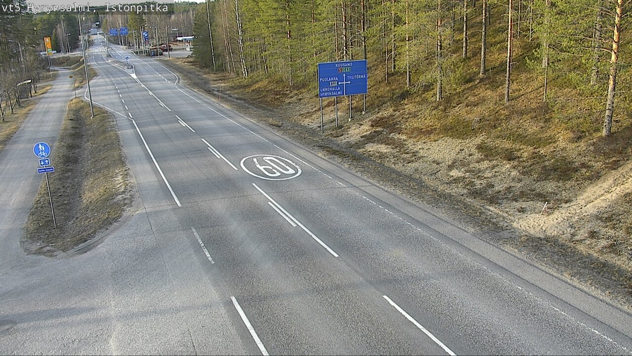 Kelikamerat Kuva Tie 5 Hyrynsalmi, Istonpitkä, Hyrynsalmi, Kainuu