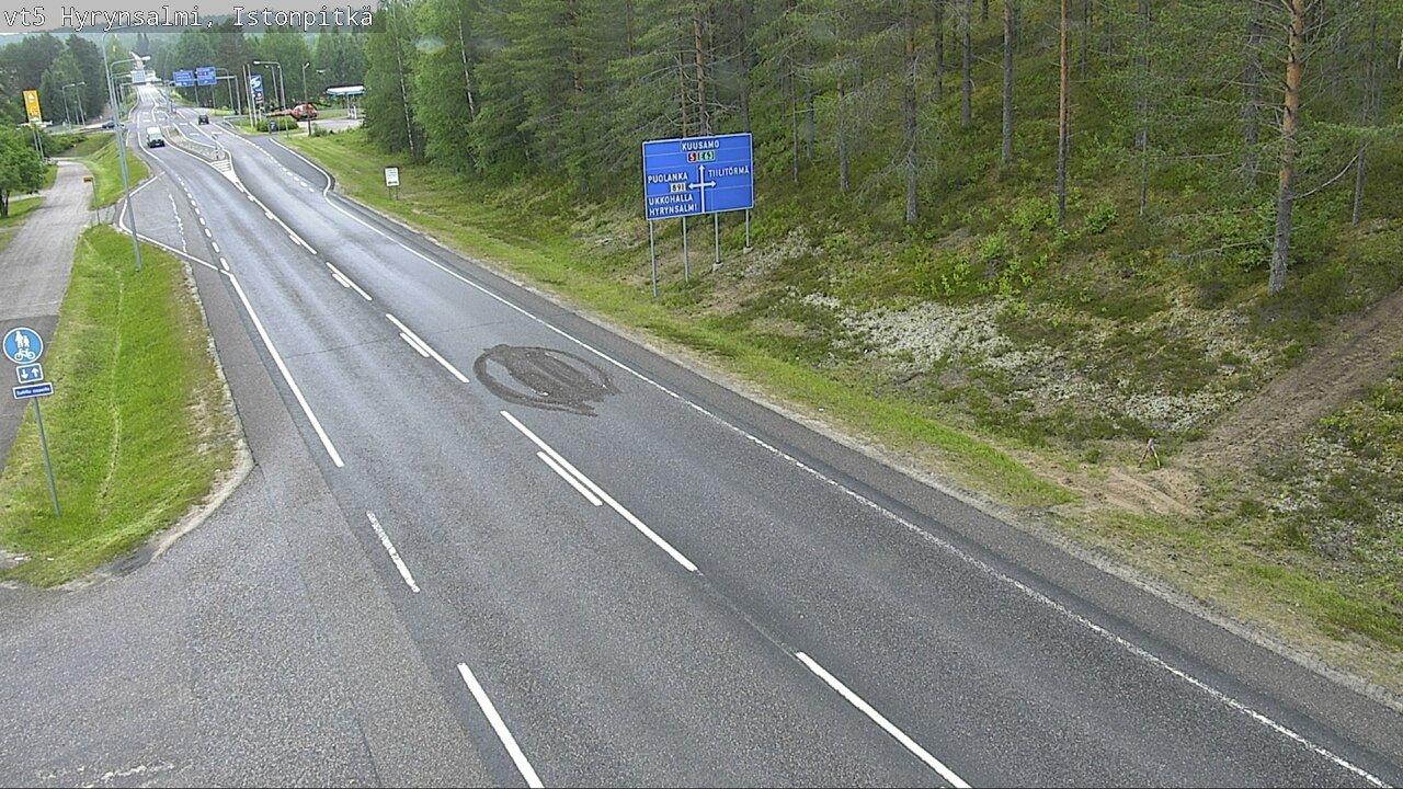 Kelikamerat Kuva Tie 5 Hyrynsalmi, Istonpitkä, Hyrynsalmi, Kainuu