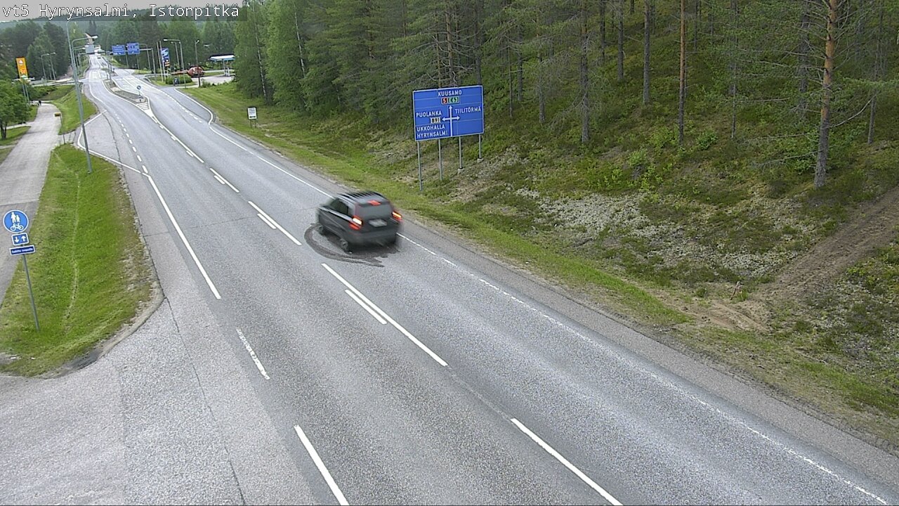 Kelikamerat Kuva Tie 5 Hyrynsalmi, Istonpitkä, Hyrynsalmi, Kainuu