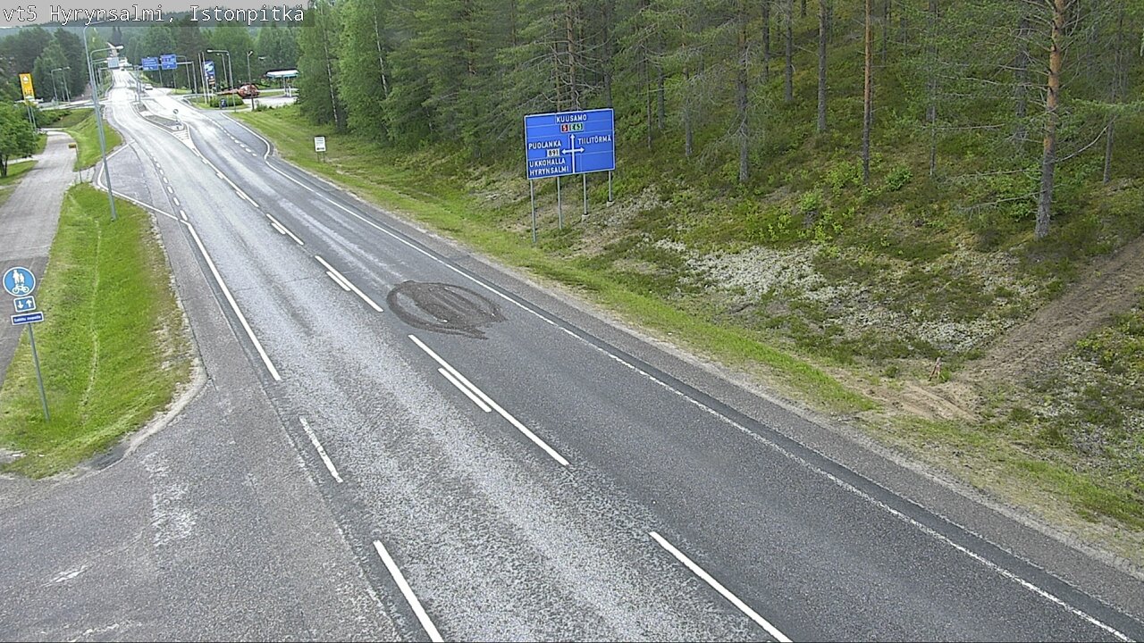 Kelikamerat Kuva Tie 5 Hyrynsalmi, Istonpitkä, Hyrynsalmi, Kainuu