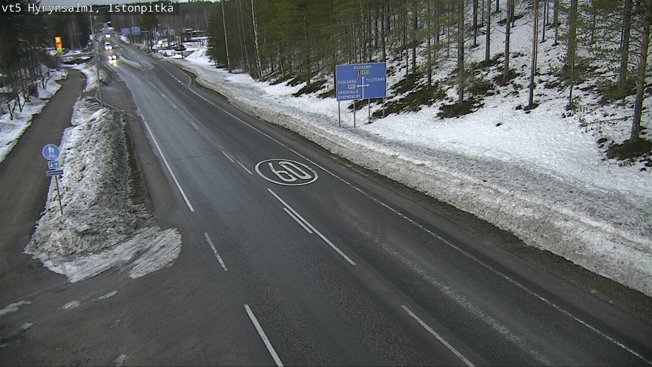 Kelikamerat Kuva Tie 5 Hyrynsalmi, Istonpitkä, Hyrynsalmi, Kainuu