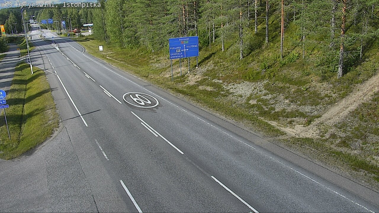 Kelikamerat Kuva Tie 5 Hyrynsalmi, Istonpitkä, Hyrynsalmi, Kainuu