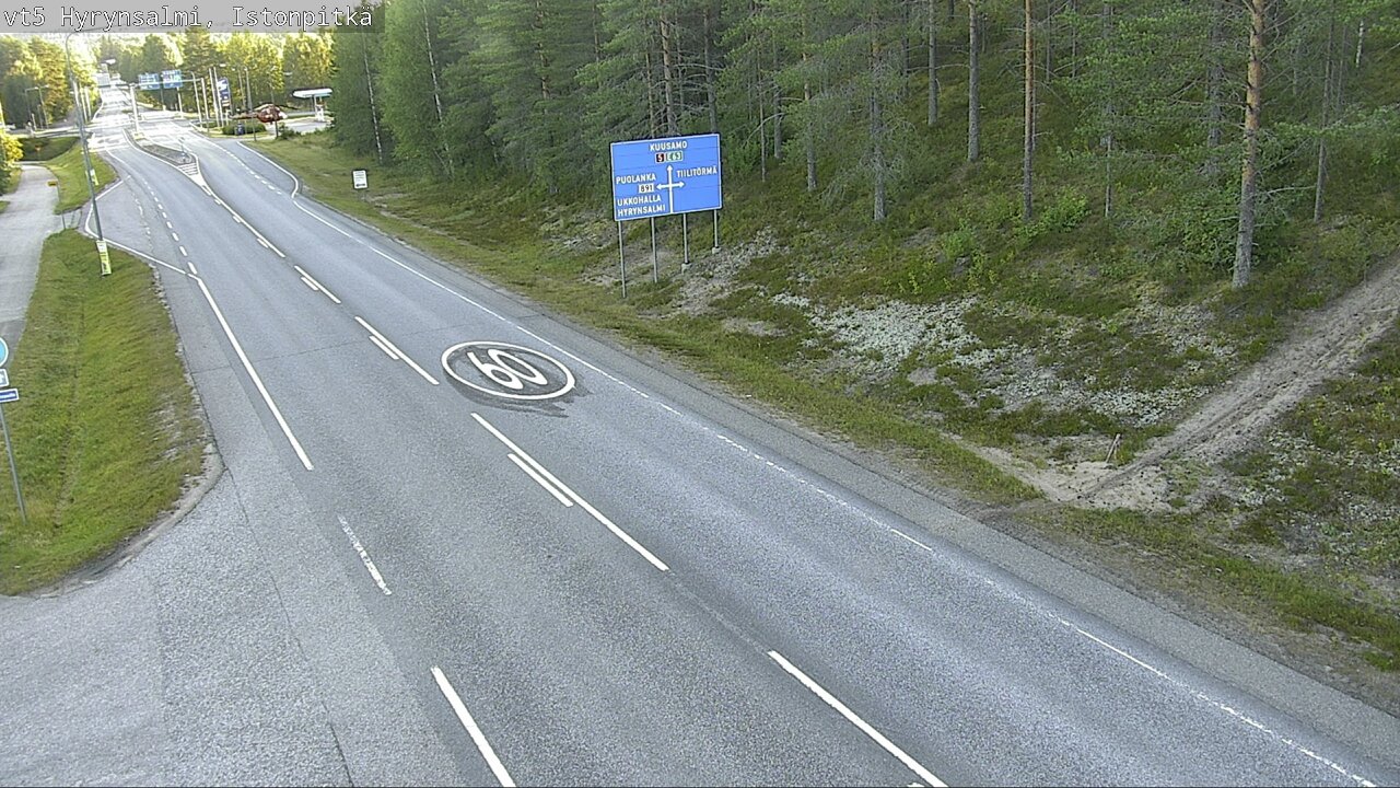 Kelikamerat Kuva Tie 5 Hyrynsalmi, Istonpitkä, Hyrynsalmi, Kainuu