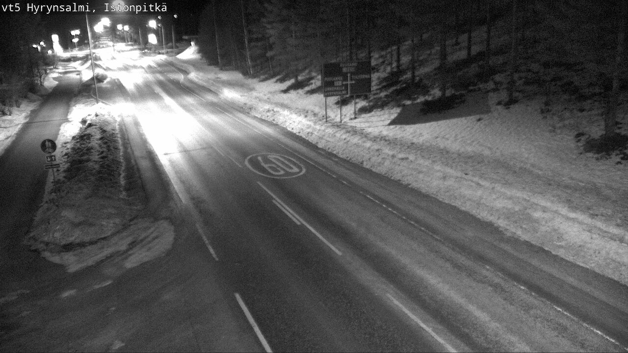 Kelikamerat Kuva Tie 5 Hyrynsalmi, Istonpitkä, Hyrynsalmi, Kainuu