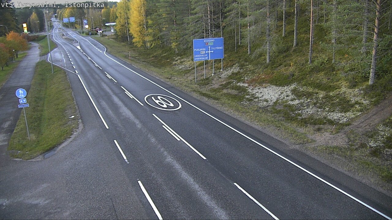 Kelikamerat Kuva Tie 5 Hyrynsalmi, Istonpitkä, Hyrynsalmi, Kainuu