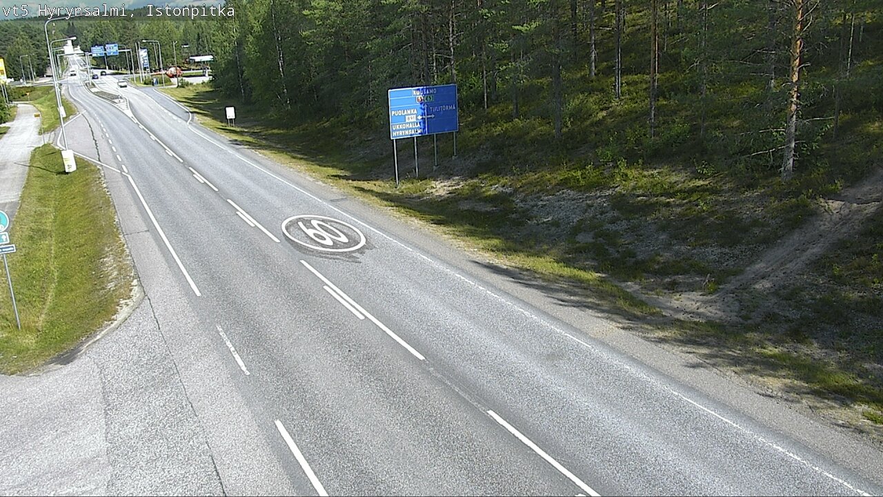 Kelikamerat Kuva Tie 5 Hyrynsalmi, Istonpitkä, Hyrynsalmi, Kainuu