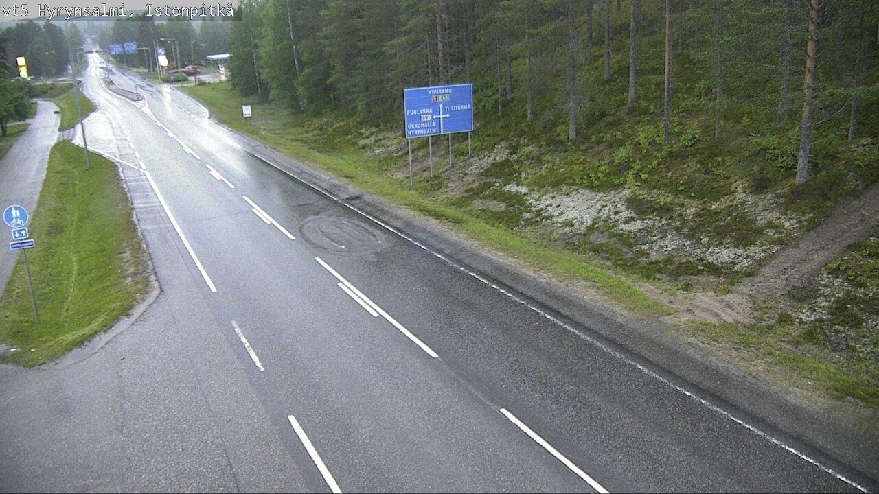 Kelikamerat Kuva Tie 5 Hyrynsalmi, Istonpitkä, Hyrynsalmi, Kainuu