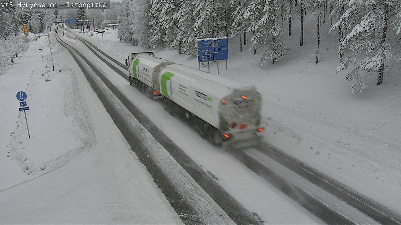 Weather Camera Image Road 5 Hyrynsalmi, Istonpitkä, Hyrynsalmi, Kainuu