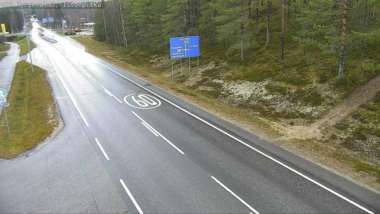 Kelikamerat Kuva Tie 5 Hyrynsalmi, Istonpitkä, Hyrynsalmi, Kainuu