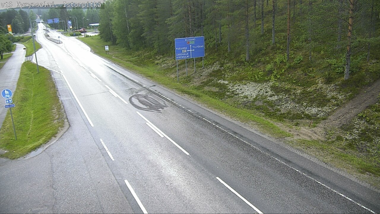 Kelikamerat Kuva Tie 5 Hyrynsalmi, Istonpitkä, Hyrynsalmi, Kainuu