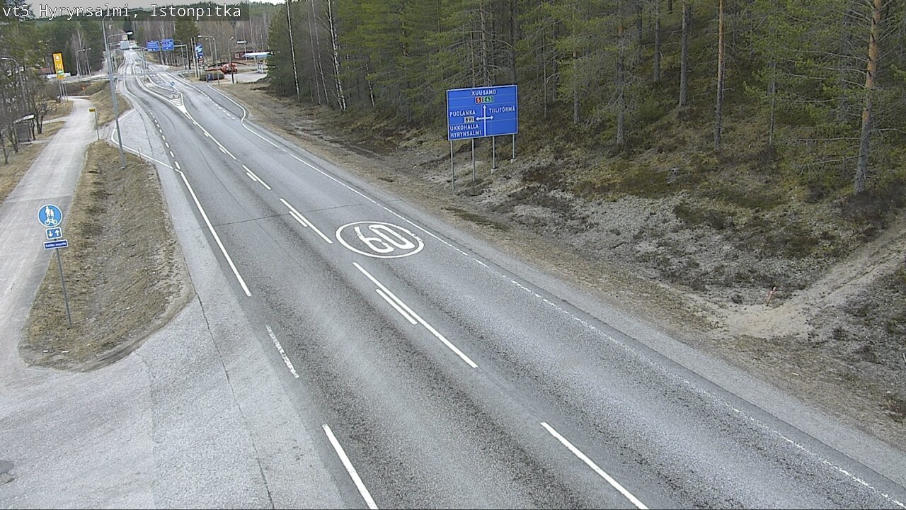 Kelikamerat Kuva Tie 5 Hyrynsalmi, Istonpitkä, Hyrynsalmi, Kainuu