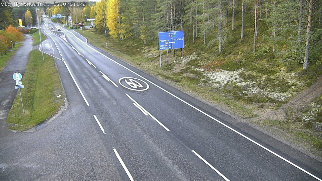 Kelikamerat Kuva Tie 5 Hyrynsalmi, Istonpitkä, Hyrynsalmi, Kainuu