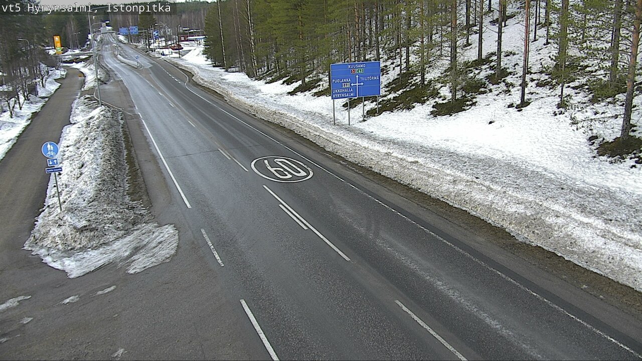 Kelikamerat Kuva Tie 5 Hyrynsalmi, Istonpitkä, Hyrynsalmi, Kainuu