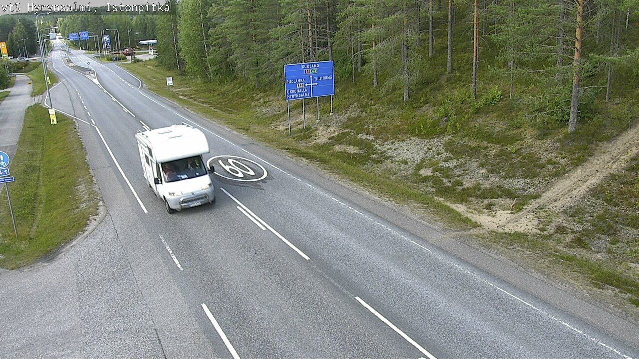 Kelikamerat Kuva Tie 5 Hyrynsalmi, Istonpitkä, Hyrynsalmi, Kainuu