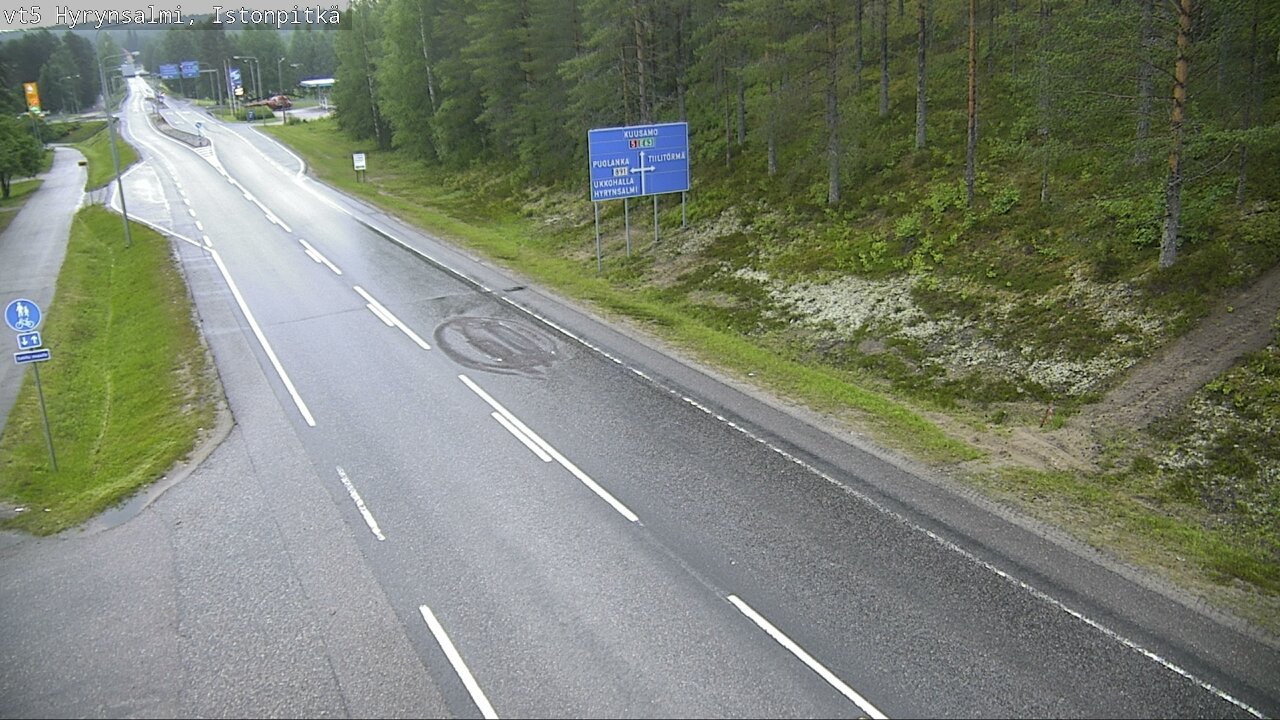 Kelikamerat Kuva Tie 5 Hyrynsalmi, Istonpitkä, Hyrynsalmi, Kainuu