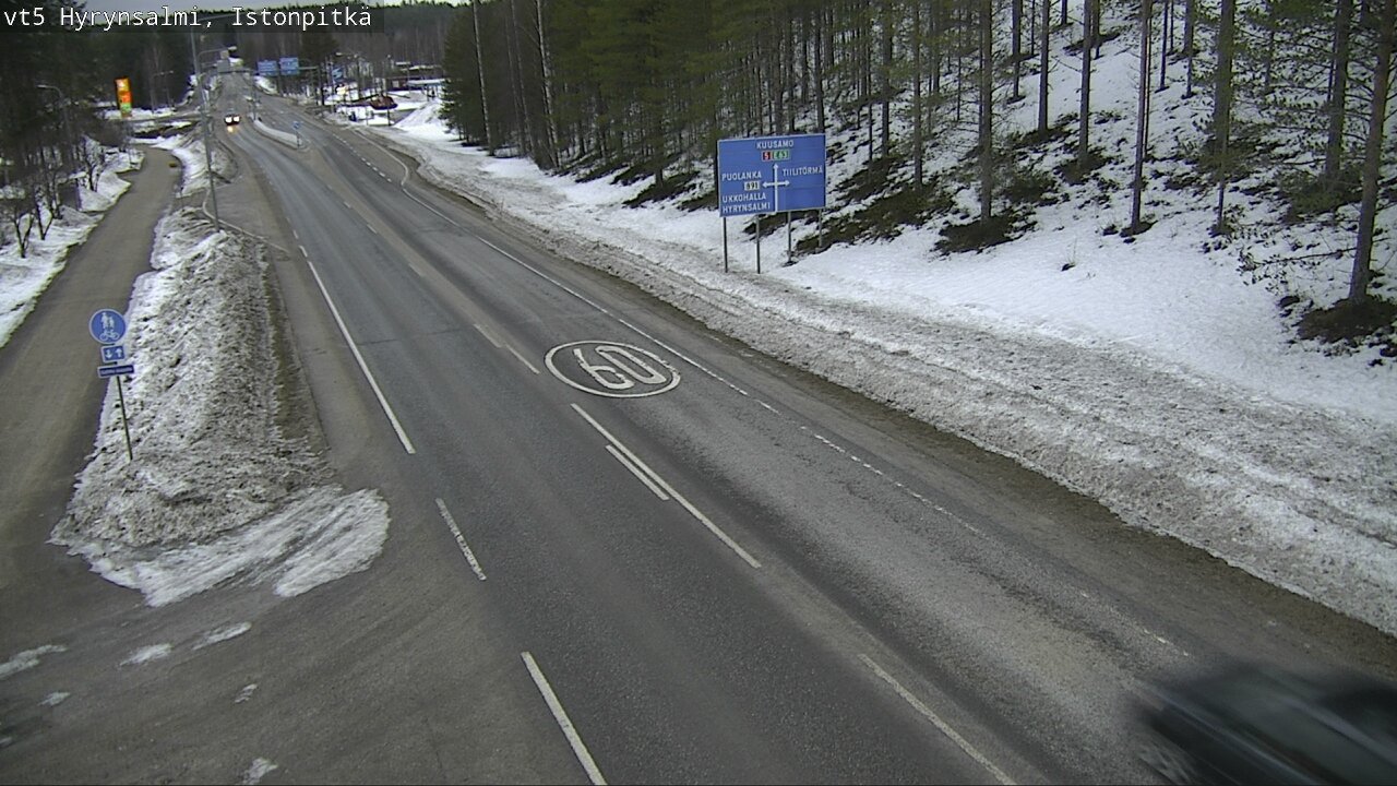Kelikamerat Kuva Tie 5 Hyrynsalmi, Istonpitkä, Hyrynsalmi, Kainuu
