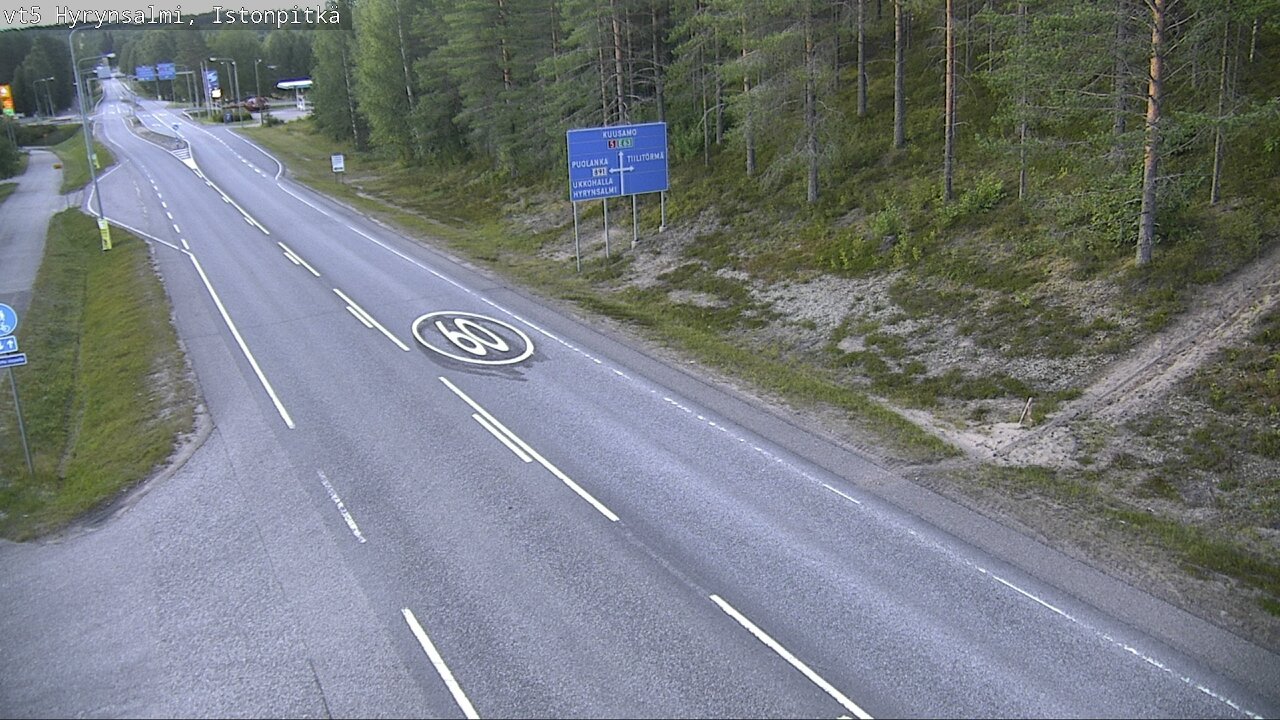 Kelikamerat Kuva Tie 5 Hyrynsalmi, Istonpitkä, Hyrynsalmi, Kainuu