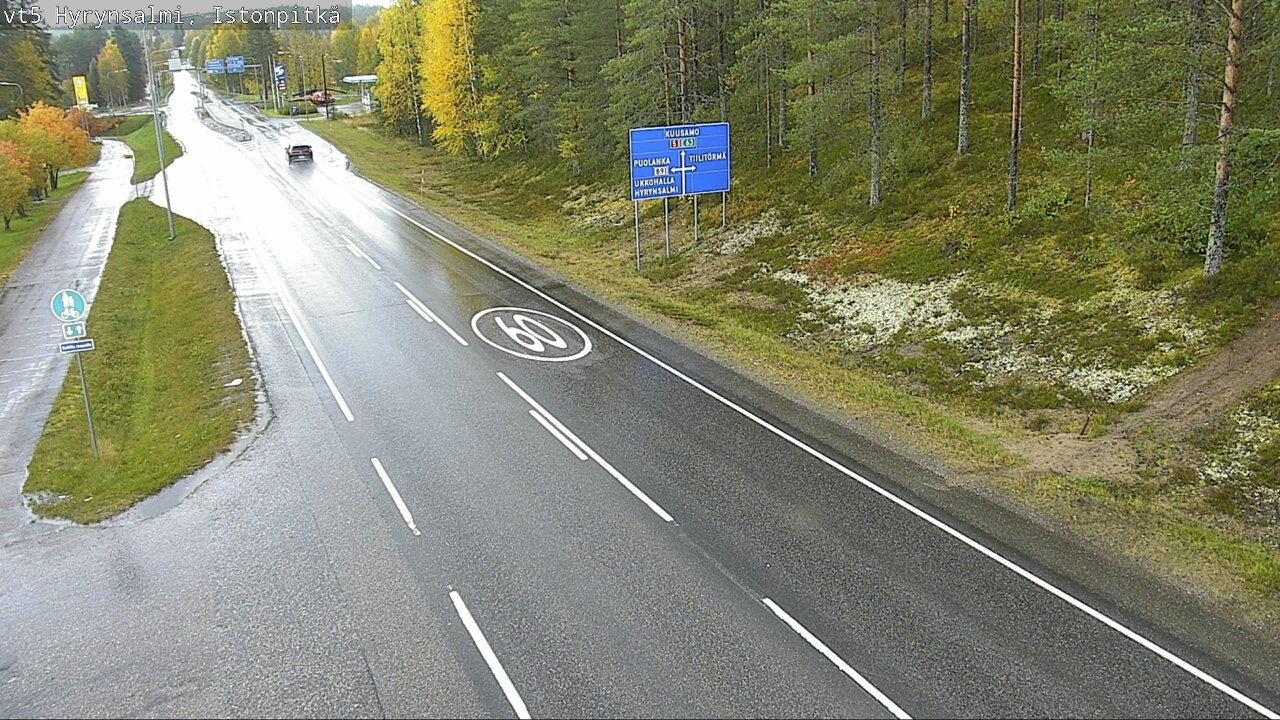 Kelikamerat Kuva Tie 5 Hyrynsalmi, Istonpitkä, Hyrynsalmi, Kainuu