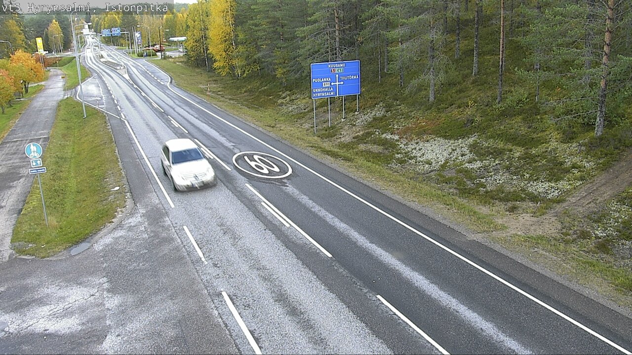 Kelikamerat Kuva Tie 5 Hyrynsalmi, Istonpitkä, Hyrynsalmi, Kainuu