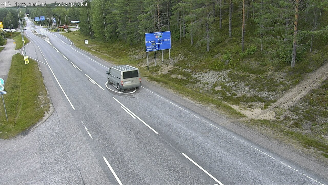 Kelikamerat Kuva Tie 5 Hyrynsalmi, Istonpitkä, Hyrynsalmi, Kainuu